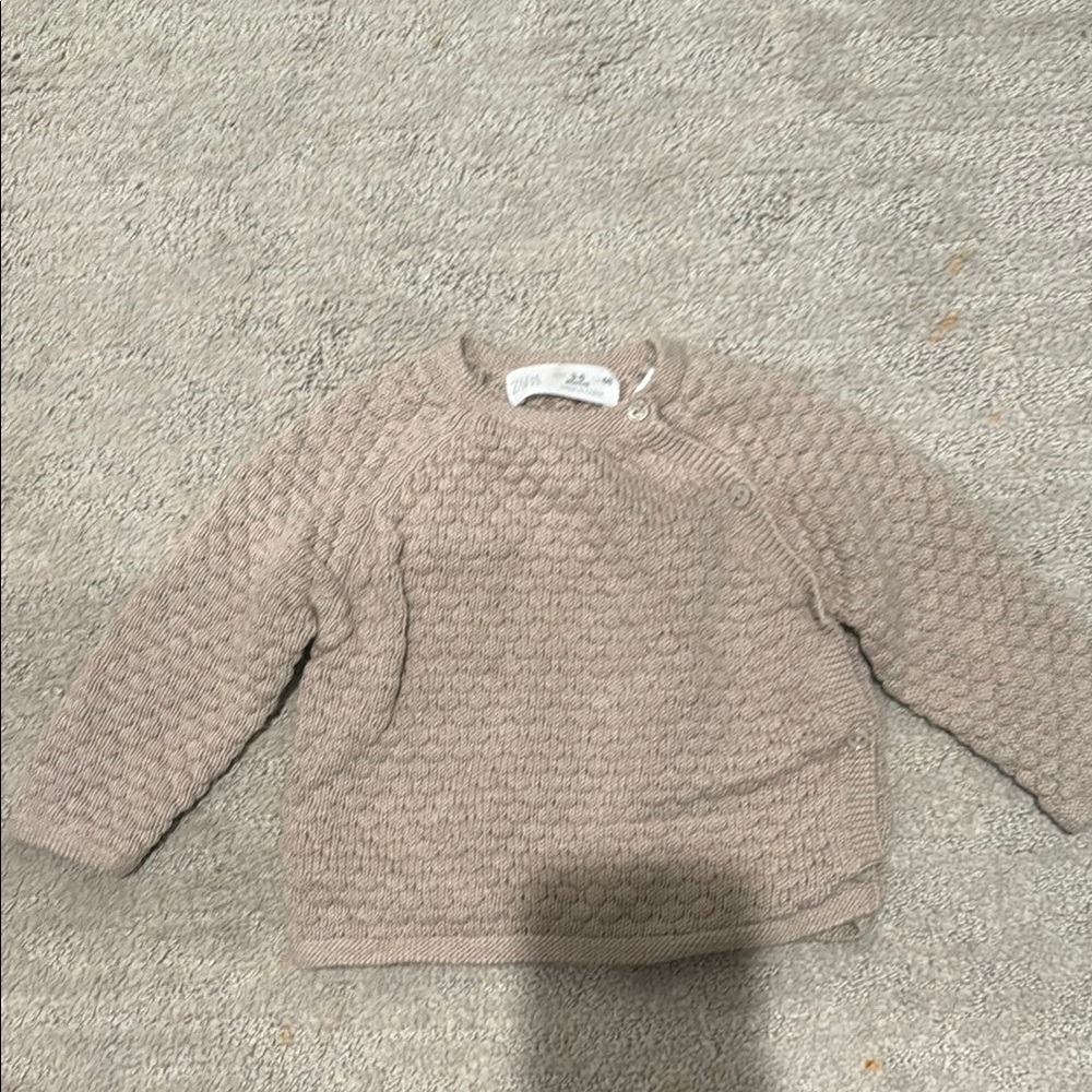 Cozy Knit Sweater in Taupe